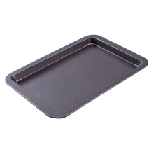Antihaft-Backblech mit verlängerten Griffen für gleichmäßiges Backen, spülmaschinenfest, silberfarben