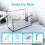 Mail Organizer Πάγκος Ακρυλικός Ταξινομητής για Φάκελοι Γραφείου Επιτοίχιας Σχολής 10