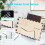 Mail Organizer Πάγκος Ακρυλικός Ταξινομητής για Φάκελοι Γραφείου Επιτοίχιας Σχολής 8