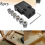 Γωνία 15 μοιρών Woodworking Oblique Hole Locator 8Pc Guide Drill Set DIY for Tools. 3