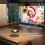 YT100 White Mini Home Projector Portable Theater Wireless Cell Phone Multi-Function 6