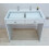7seas® Rose Premium Clear Glass Top (High White Gloss) Dressing Table 3
