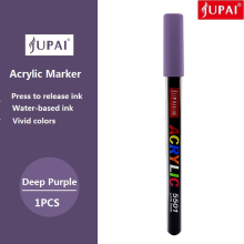 (Lilac Purple) JUPAI 1pcs Acrylic Paint Marker, Leak-proof Water-