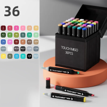 (36 Colors) 24-80 Color Oil Double Pointed Markers Set for Dra