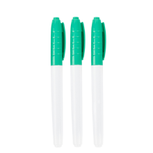 (3pcs light green) 12Colors Dry Erase Markers Fine Tip 0.5mm Erasable