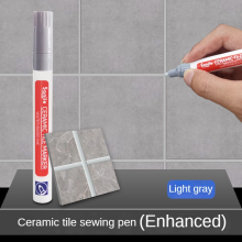 (Light grey) Sofia White Waterproof Tile Marker Grout Pen Wall