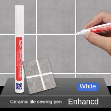 (White) Sofia White Waterproof Tile Marker Grout Pen Wall