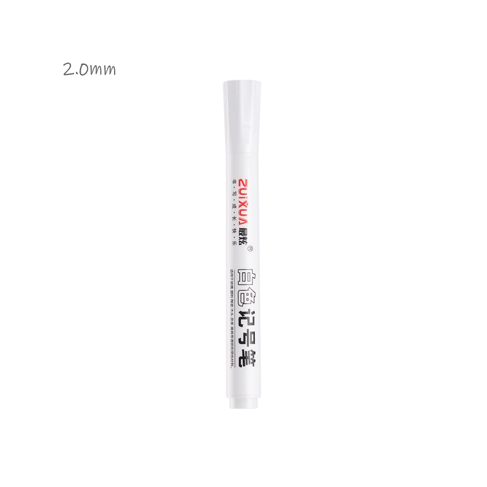 (2.0 mm-1 pc) White Marker Pen Alcohol Paint Oily Waterproof Tir-image-OPC-PGHHVCK-NEW