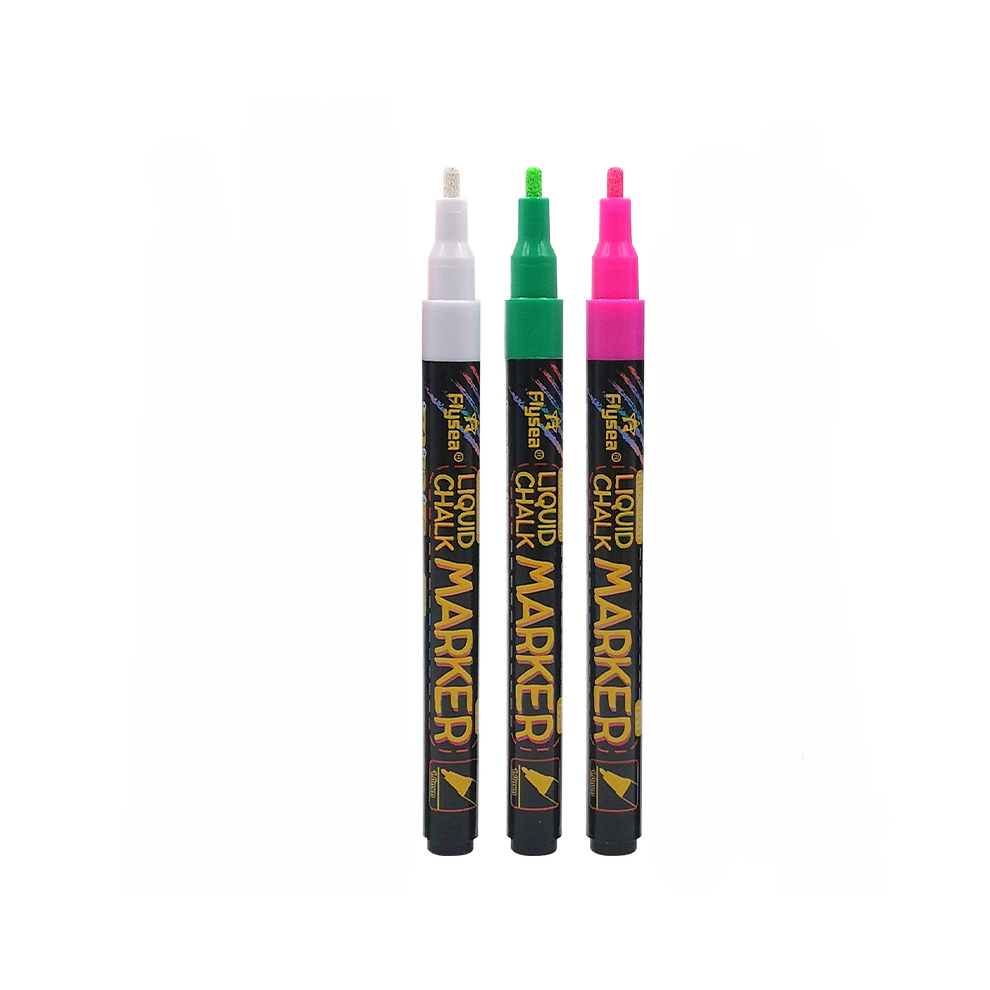 (2) 1.0 mm Liquid Chalk Marker Pens Multi Colored Eras-image-OPC-PGHHXB7-NEW
