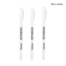 (3Pcs white) 3/13Pc White Gel Pen 0.8mm Fine Point White Pen Re
