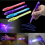 (Yellow) 4pcs Luminous Light Pen Magic Purple 2 In 1 UV Bla 3
