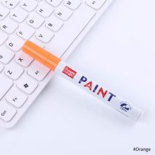 (Orange) 1PC Car Paint Marker Pen Waterproof Car Wheel Tire