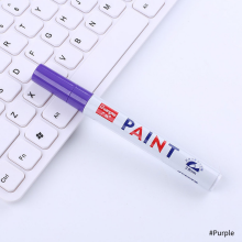 (Purple) 1PC Car Paint Marker Pen Waterproof Car Wheel Tire