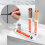 (1 Pcs-Silver) Waterproof White Grout Tile Pen Wall Grout Restore 3