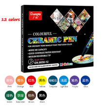 (12 Colors) 12/24 Colors High Temperature Oven Baked Ceramic M