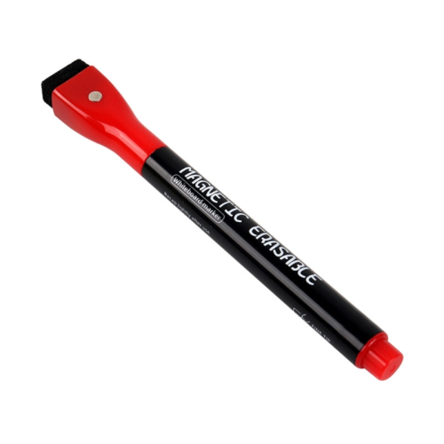 (Red) Fine Tip White Boards Pens White Boards Marker Dry