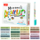 (24 medium tip) 12/24color Brush Tips Morandi Colored Acrylic Pain 1