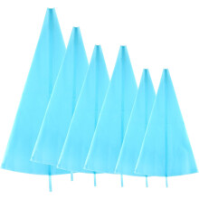 6 Pack Reusable Silicone Piping Bags