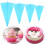 6 Pack Reusable Silicone Piping Bags 3