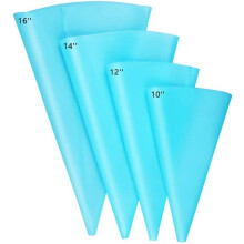 4 Size Silicone Pastry Icing Piping Cream Bags