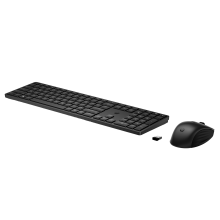 Ensemble Clavier et Souris Sans Fil - HP - 650 (4R013AA) - Qwerty - 20 Touches Personnalisables - Noir