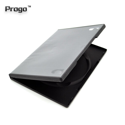 Progo 50 Pack Standard Black Single DVD Cases 14MM 1