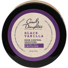 Carol's Daughter Black Vanilla Edge Control pour cheveux boucl  s, ondul  s ou naturels Clear Edge Smoother pour cheveux secs, ternes ou cassants 2 oz