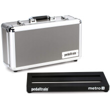 Pedaliera Pedaltrain Metro 16 HC 16 x 8 pollici con custodia rigida