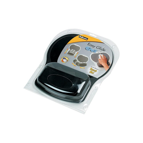 Fellowes Fellowes FEL93730 Supporto per Polso in Gel e Pad per Mouse - Nero 2