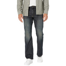 Wrangler Authentics Heren Relaxed Fit Boot Cut Jean Blauw/Zwart Stretch
