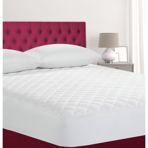 Small Double Mattress Protector Fitted Breathable, Quilted 4FT Mattress Protector Small Double-4FT (122x190+30CM)