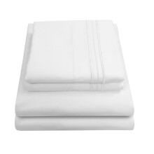 Queen Size Bed Sheets - Breathable Luxury Sheets with Full Elastic & Secure Corner Straps Built In - 1800 Supreme Collection Extra Soft Deep Pocket Be