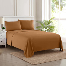 California King Sheet Sets - Breathable Luxury Sheets with Full Elastic & Secure Corner Straps Built In - 1800 Supreme Collection Cal King Deep Pocket