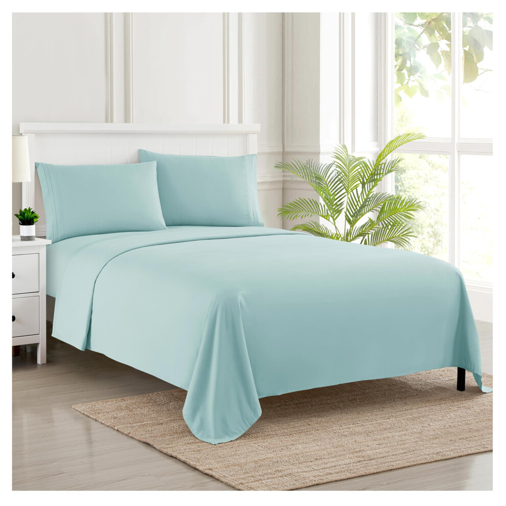 Sweet Home Collectio California King Sheet Sets - Breathable Luxury Sheets With Full Elastic & Secure Corner Straps Built In - 1800 Supreme Collection Deep Pocket Bedding
