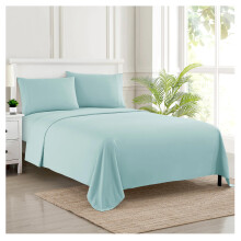 Twin Sheets - Breathable Luxury Sheets with Full Elastic & Secure Corner Straps Built In - 1800 Supreme Collection Extra Soft Deep Pocket Bedding Set