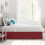 Saia de Cama Nestl Red Heaven - Saia de Cama de Tamanho Twin 14 Polegadas 4