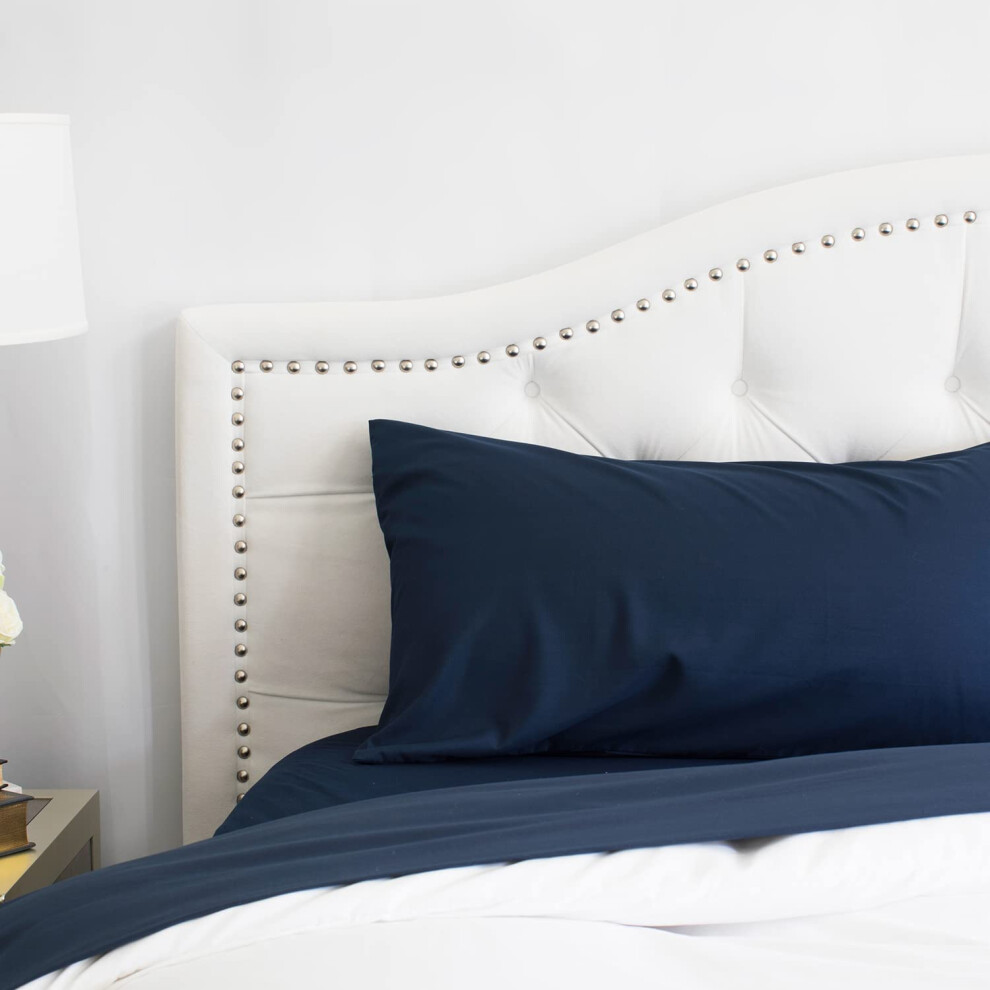 PeachSkinSheets Mariner Blue Sheet Set  1500tc Level of Softness  Extra Soft Cooling Sheets for Hot Sleepers and Night Sweats-image-OPC-PFS8C8G-NEW