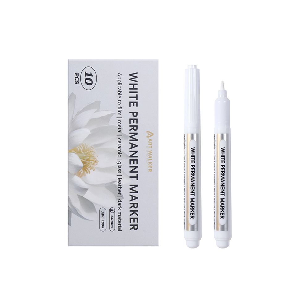 (1PC) White Marker 1.0mm Waterproof White Neutral Pen DI-image-OPC-PGHJ88W-NEW