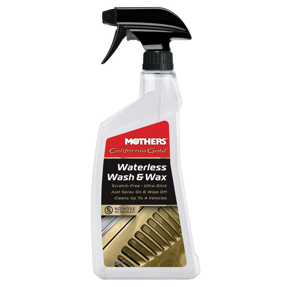 Mothers 05644 California Waterless Wash And Wax 24 Fl. Oz. Gold 078175056443