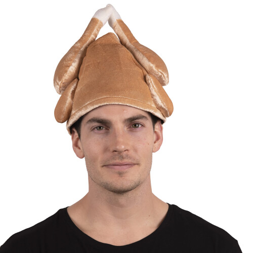 Kangaroo Plys Thanksgiving Day Roasted Kalkun Hat Tan 2