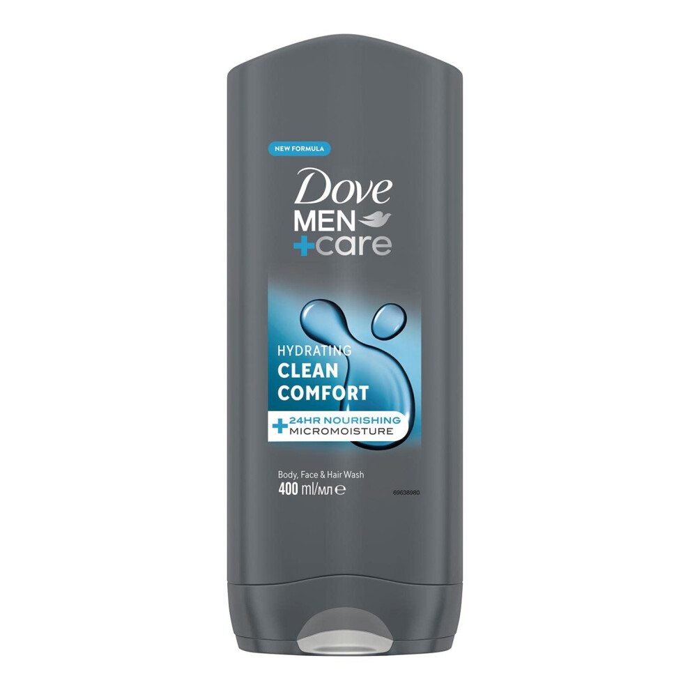 Dove Men Clean Comfort Shower Gel 400ml