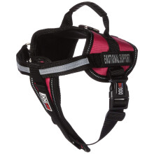 Ham Dogline Vest pentru cini ?i 2 petice deta?abile de sprijin emo?ional mic/roz de 18 pna la 25 inchi