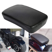 OSAN Leather Pillion Pad 6 Suction Cup Rear Passenger Seat for Harley