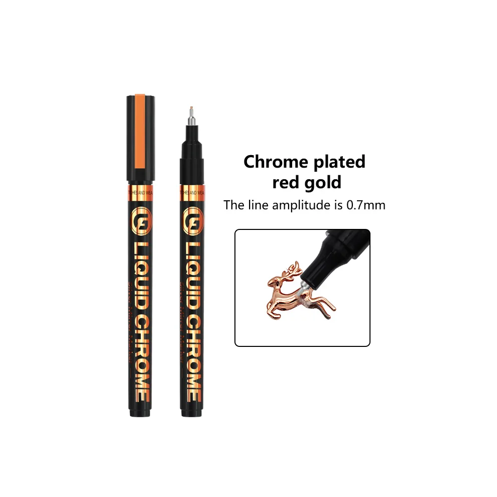 (0.7mm red gold) Electroplating Mirror Silver Liquid Reflective Pai-image-OPC-PGHJ8TV-NEW