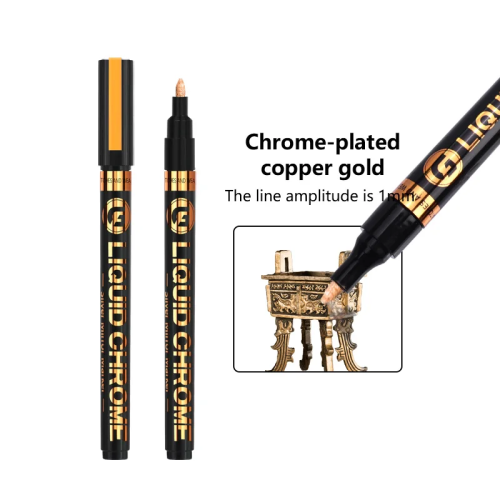 (1.0mm copper gold) Electroplating Mirror Silver Liquid Reflective Pai