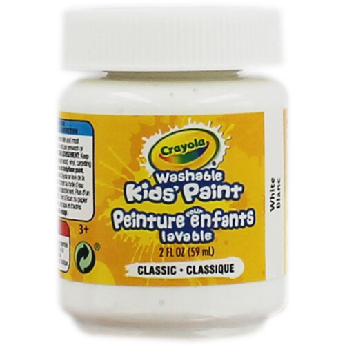 Crayola Crayola afwasbare kinderverf 2 oz wit