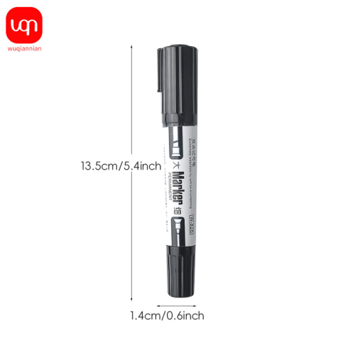 (black) 1PCS Marker Erasable Whiteboard Marker Large Capac 2