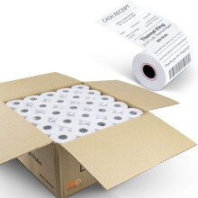 TK Thermal King  2-1/4 x 85' Thermal Paper Cash Register POS Receipt Paper 50 rolls/Case x 1