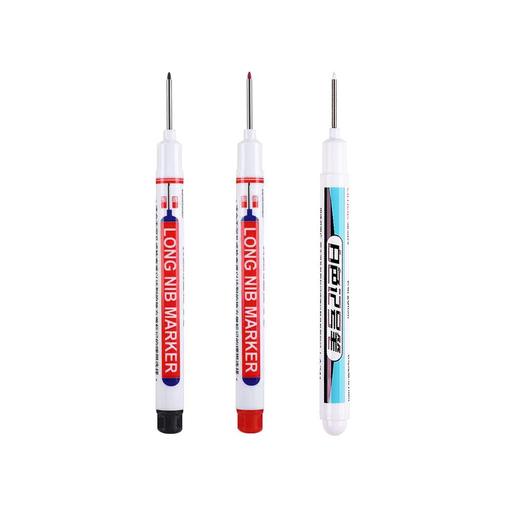 (black-red-white) 1/4Pcs White Permanent Paint Pen set for Wood Rock-image-OPC-PGHJ92J-NEW