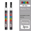 (2pcs 3M) POSCA White Marker Pen,PC-1M 3M 5M 8K 17K Acrylic 1
